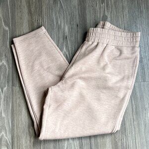 Varley Slim Cuff pant beige tan light jogger large l taupe drawstring